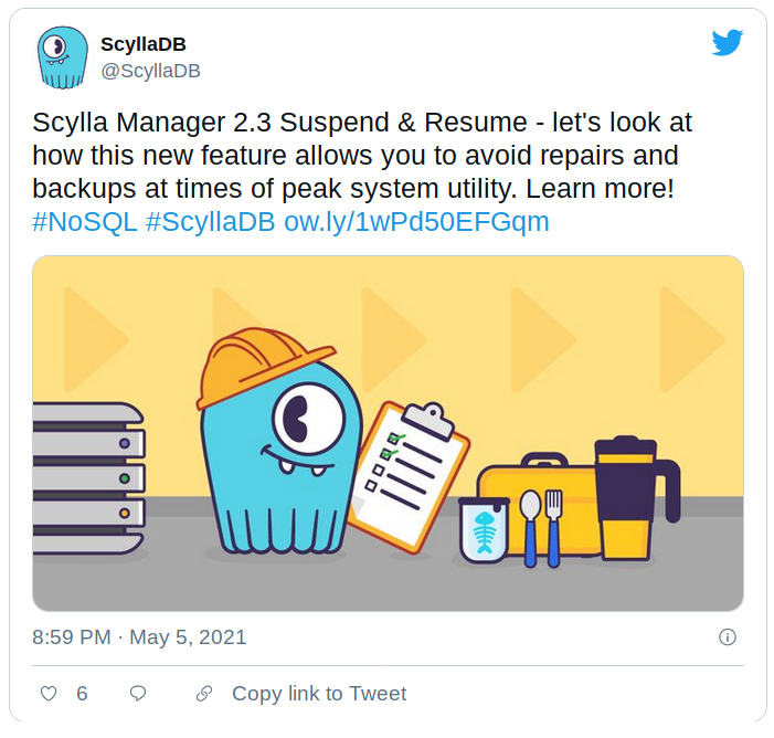 scylla twitter announcement